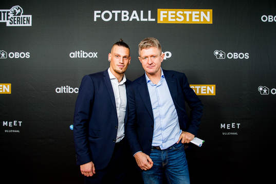 Vito Wormgoor and Lars Arne Nilsen, head coach of Brann,