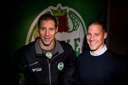 Rögles tränare Cam Abbott och sportchef Chris Abbott