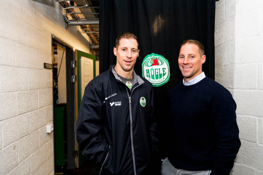 Rögles tränare Cam Abbott och sportchef Chris Abbott
