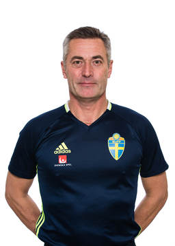 Mats Larsson, målvaktstränare, i P15/02-landslaget