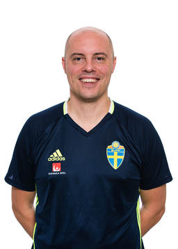 David Bergqvist, tränare, i P15/02-landslaget