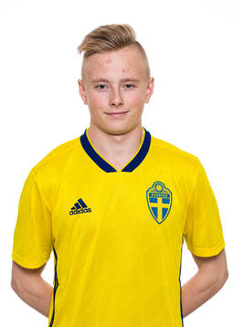 August Tellander i P15/02-landslaget
