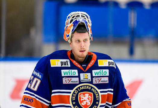 Växjös målvakt Viktor Fasth