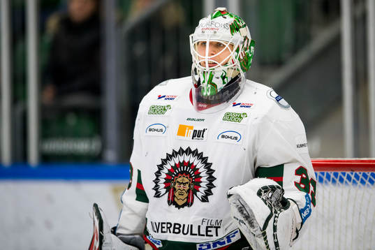 Frölundas målvakt Johan Mattsson