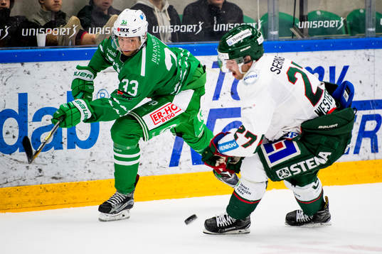 Rögles Samuel Jonsson och Frölundas Ponthus Westerholm