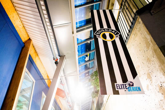 The logo of Sogndal at Fosshaugane Campus