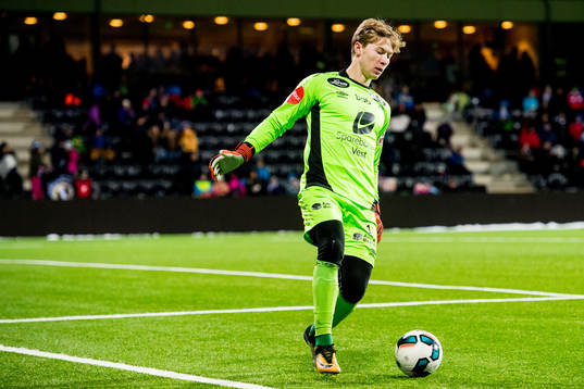 Goalkeeper Mathias Dyngeland of Sogndal