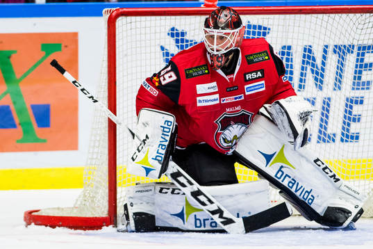 Malmö Redhawks målvakt Oscar Alsenfelt