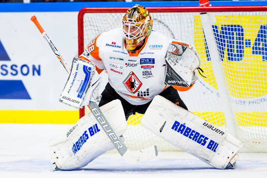 Karlskronas målvakt Johannes Jönsson