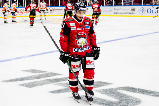 Malmö Redhawks Andy Miele deppar