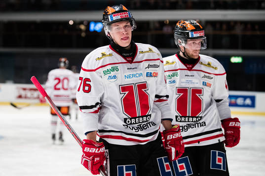 Örebros Jare Sallinen och Tom Wandell deppar