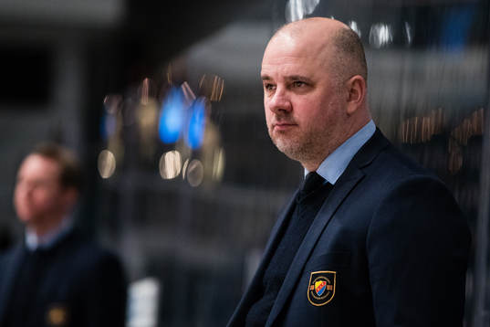 Djurgårdens assisterande tränare Stefan Nyman innan