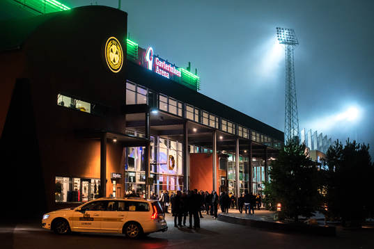 Gavlerinken Arena före ishockeymatchen i SHL mellan