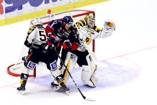 Linköpings Emil Sylvegård och Skellefteås Michael Kostka