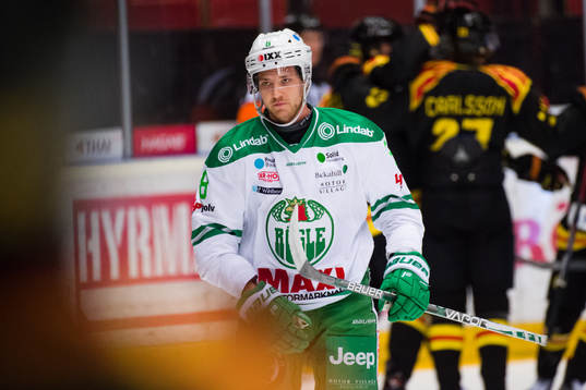 Rögles Linus Sandin deppar