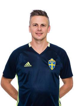 Christian Fagerhov, tränare, i P16/01-landslaget