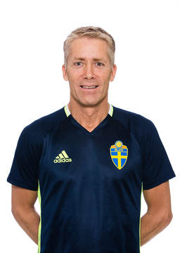 Kjell Johansson, målvaktstränare, i P16/01-landslaget
