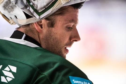 Färjestads målvakt Lars Haugen
