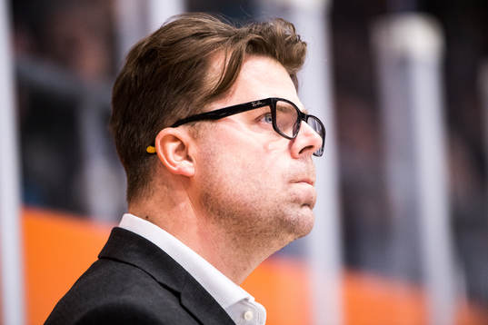Karlskronas tränare Ove Molin  deppar
