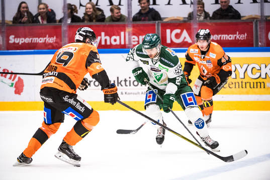 Karlskronas Kristoffer Söder  och Färjestads Martin