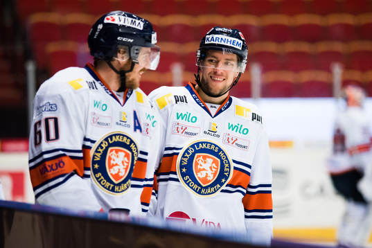 Växjös Erik Josefsson och Robert Rosén före