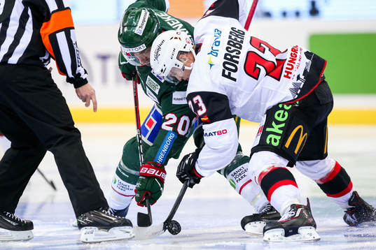 Frölundas Joel Lundqvist och Malmö Redhawks Christoffer