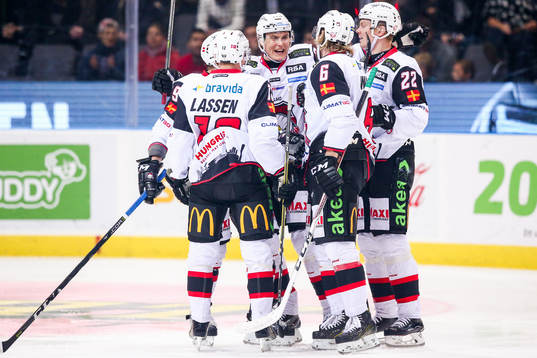 Malmö Redhawks Lars Bryggman jublar