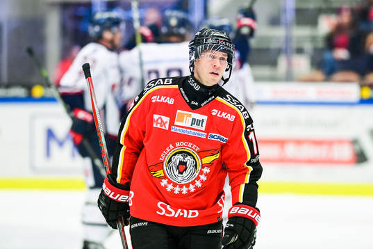 Luleås Andreas Falk deppar