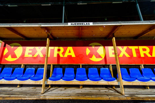 The home bench at Extra Arena