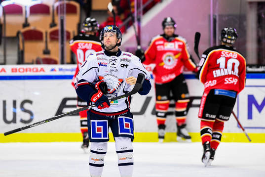 Linköpings Daniel Olsson Trkulja deppar