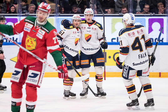 Djurgårdens Markus Ljungh och Marcus Högström och