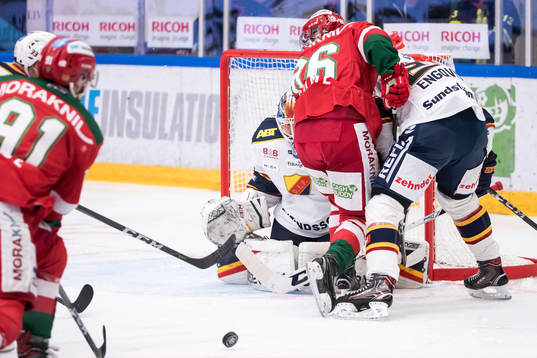 Djurgårdens målvakt Joacim Eriksson Moras Djurgårdens