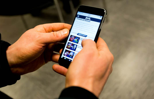 s hemsida i mobilen