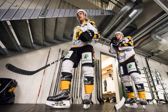 Skellefteås Michael Kostka och Sebastian Ohlsson