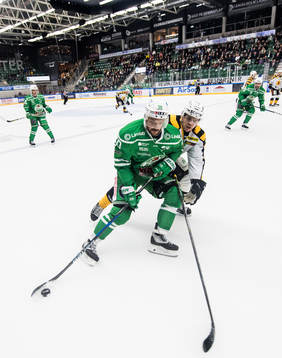 Rögles Juhamatti Aaltonen och Skellefteås Emil Djuse