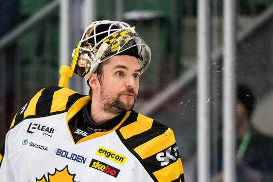 Skellefteås målvakt Gustaf Lindvall
