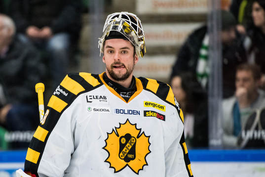 Skellefteås målvakt Gustaf Lindvall