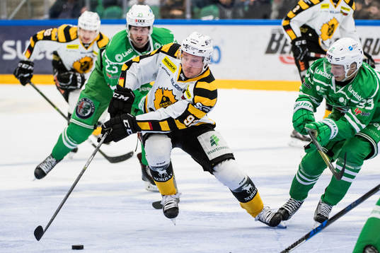 Skellefteås Jesper Olofsson och Rögles Samuel Jonsson