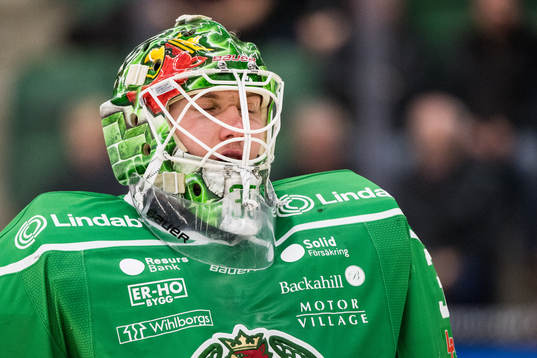 Rögles målvakt Emil Kruse deppar