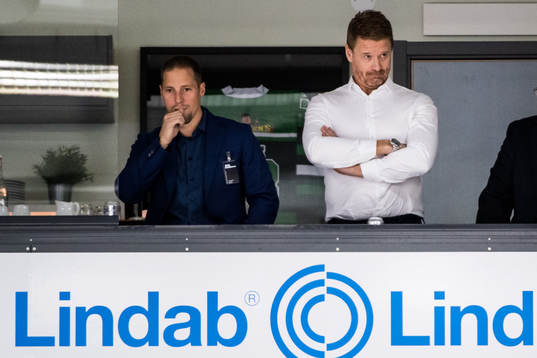 Rögles sportchef Chris Abbott och klubbdirektör Marcus