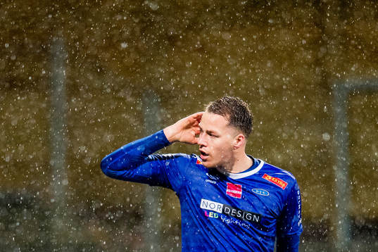 Michael Karlsen of Ranheim celebrates