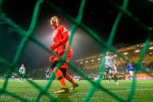 Goalkeeper Mathias Dyngeland of Sogndal