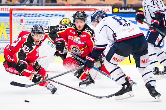 Luleås Karl Fabricius och Oscar Engsund och Linköpings