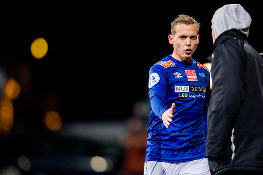 Øyvind Storflor of Ranheim is substituted