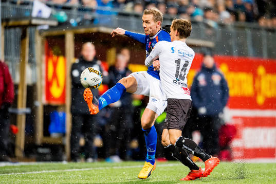 Øyvind Storflor of Ranheim and Ole Martin Rindarøy of