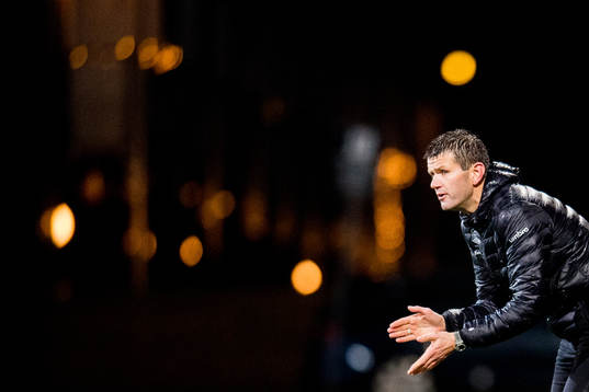 Eirik Bakke, head coach of Sogndal, in the extra time