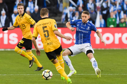 Simen Rafn of Lillestrøm and Ole Jørgen Halvorsen of