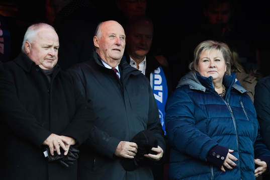 King Harald V of Norway and Prime minister Erna Solberg