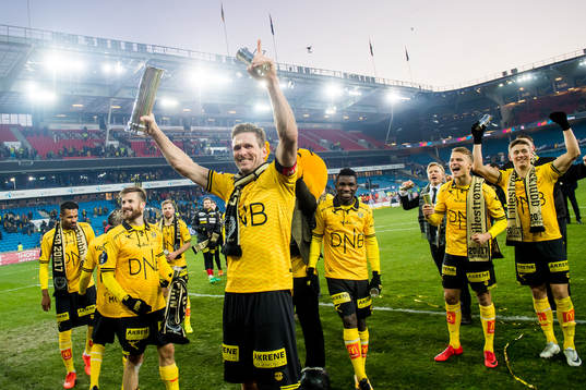 Frode Kippe of Lillestrøm celebrates