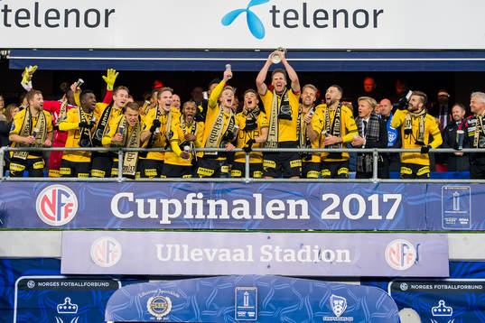 The players of Lillestrøm celebrate